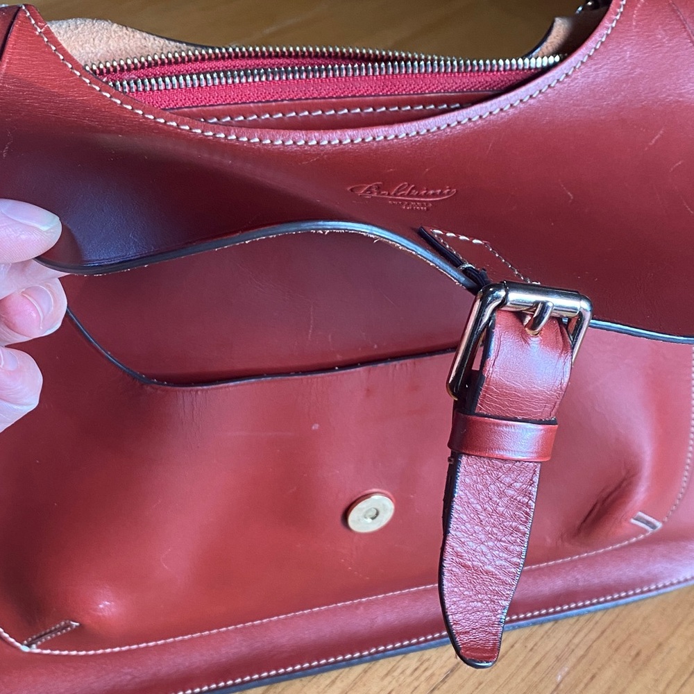 Boldrini Selleria Red Leather Bag - Picture 11 of 11